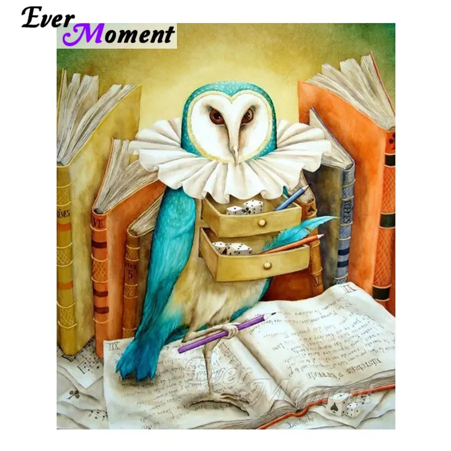 Ever Moment 5d алмазная картина полностью квадратное животное Орел книга мозаика