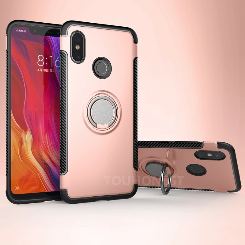 Противоударный чехол с кольцом для Xiao mi Red mi Note 5 Pro Note 7 6 Pro 6 S2 чехол для Xiaomi mi 9 T 8 lite F1 A1 A2 lite K20 чехол s