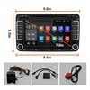 Car Radio Only Hikity Автомобильный мультимедийный плеер Android 7,1 gps 2 Din Авто Радио для Volkswagen/Passat/POLO/GOLF/Skoda/Seat/Leon радио Wifi - Цвет: Car Radio Only