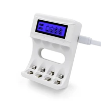 new arrival products palo usb input lcd battery charger 4 lots intelligent lcd charger free shipping