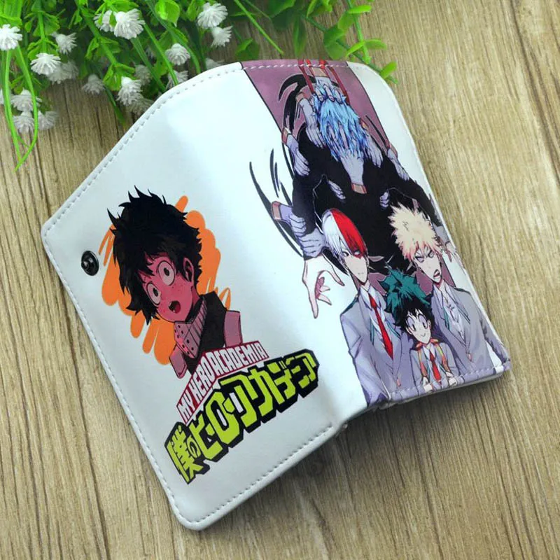 Женские кошельки аниме Мой сосед Тоторо Неко Atsume My Hero Academy cell at work platelets wallet