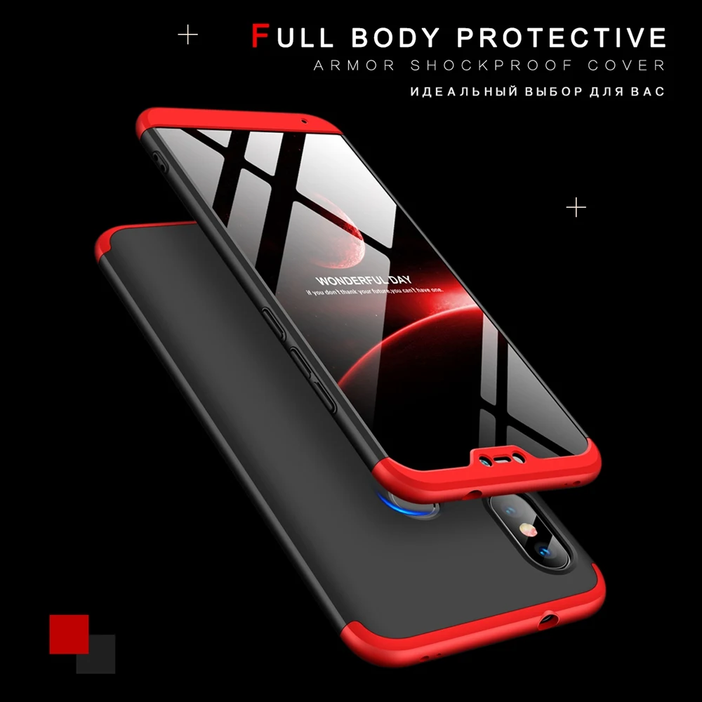 360 Защитный чехол для Xiaomi Mi A2 Lite Xiomi Redmi 5 Plus Note 6 Pro 4X S2 5A Max3 A1 8SE чехол|Бамперы| |