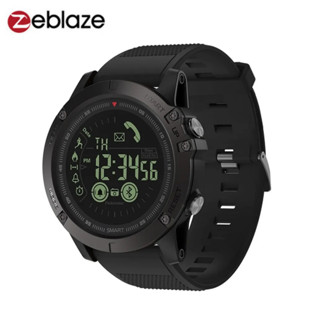 Zeblaze VIBE 3 Flagship Rugged Smartwatch 33 month Standby Time 24 h All Weather Monitoring умные часы для IOS и