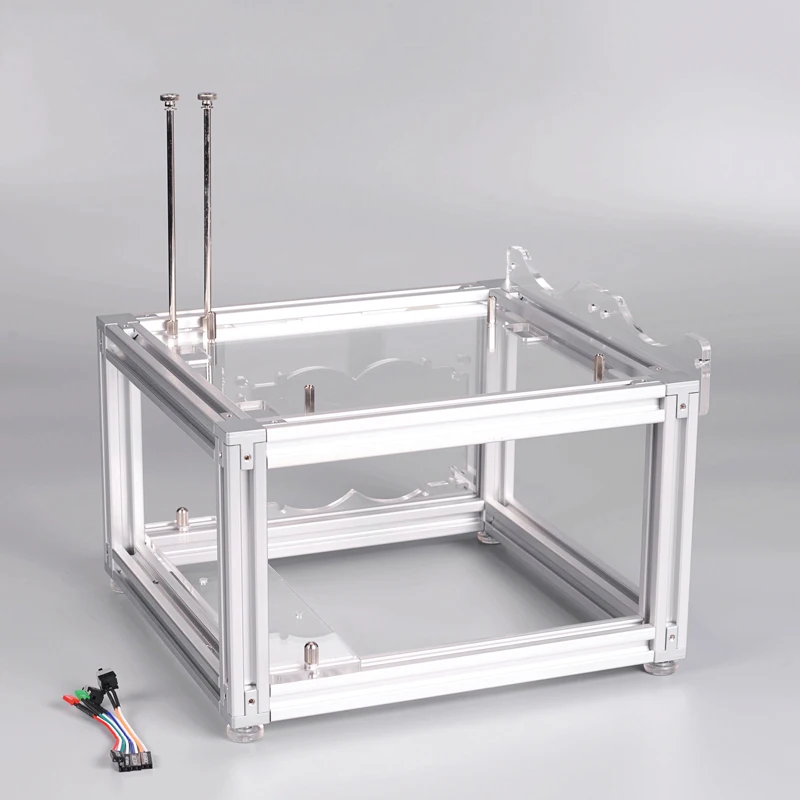 QDIY PC JMK DIY алюминиевый сплав ATX материнская плата ПК Шасси в корпусе открытая голая