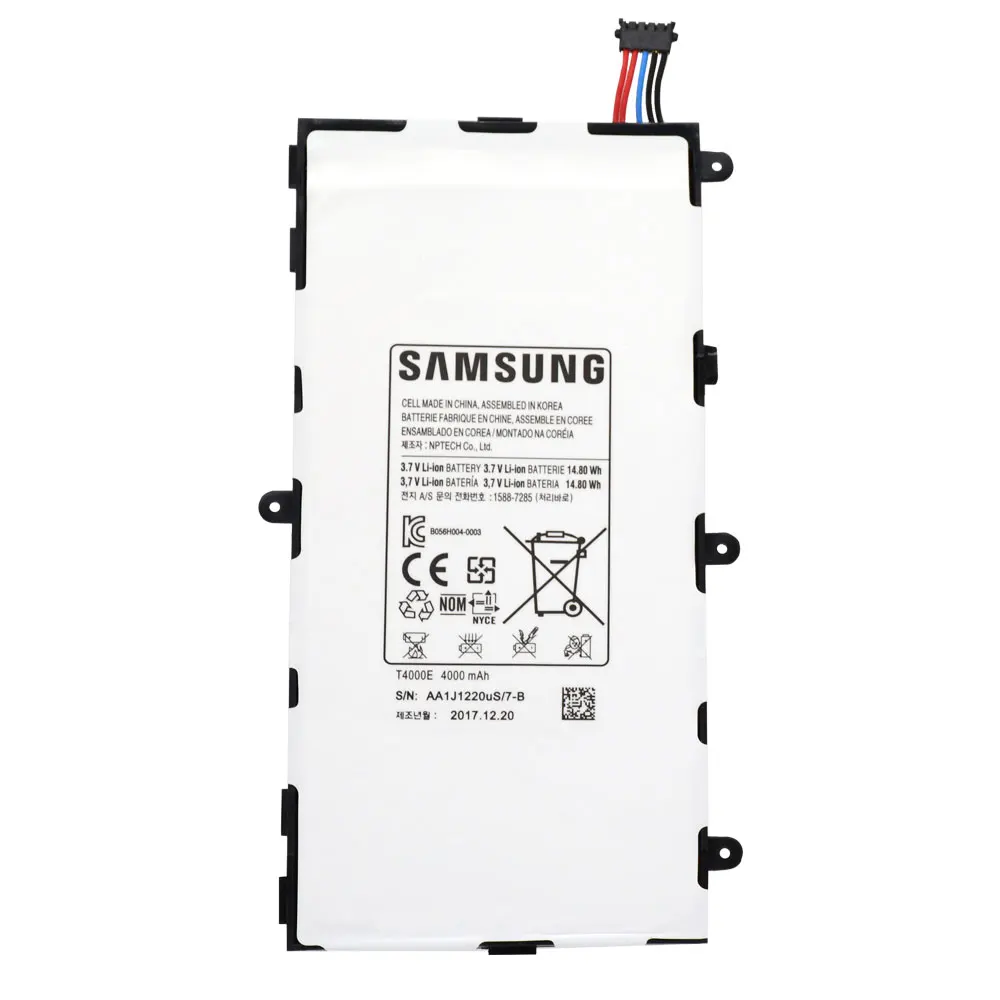5 шт. 100% оригинальный аккумулятор для планшета Samsung T4000E Galaxy Tab 3 7 0 '' SM T210 T211 T215 T217