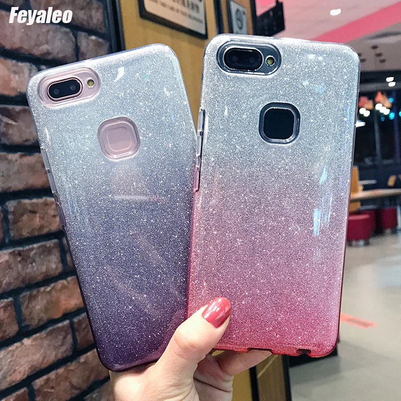 Блестящие Чехлы One Plus 5T 6T для Oneplus 3 3T A5000 A5010 A6000 A6010 TPU чехол градиентной расцветки