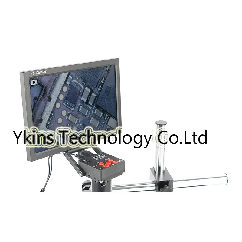 

16MP 1080P HDMI Video Industrial Microscope Camera TF Card Video Recorder + 10" HD IPS LCD Monitor + 100XC-Mount Lnes For PCB