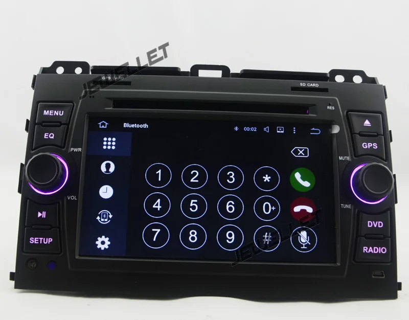 Восьмиядерный ips экран Android 9 0 автомобильный DVD gps радио навигация для Toyota Prado Lexus GX
