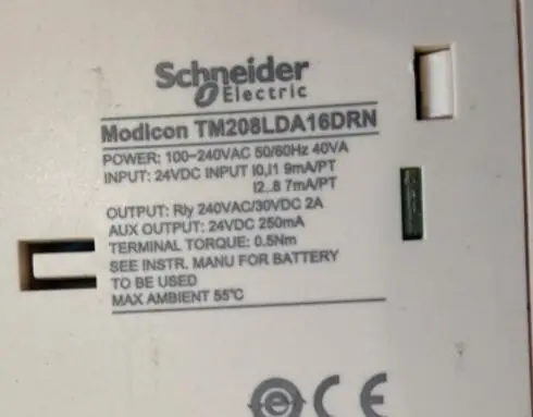 

PLC TM208LDA16DRN, используется один, 90% ВНЕШНИЙ ВИД НОВЫЙ, 3 месяца гарантии в наличии