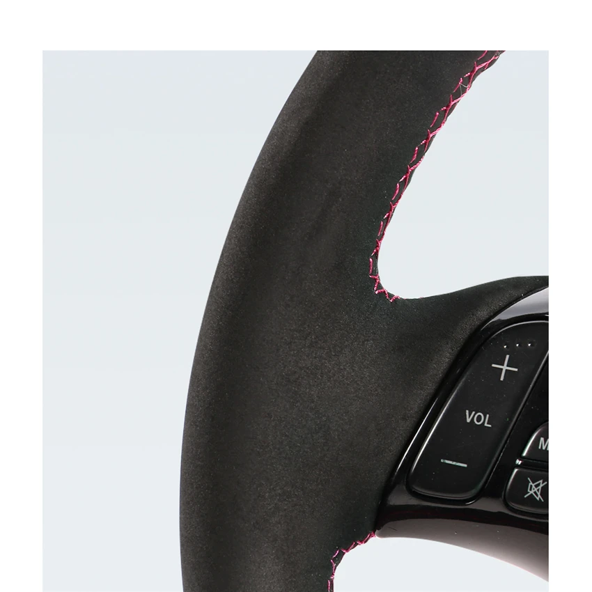 Сшитая вручную черная замша ручной работы для Mazda 3 Axela 2004-2009 5 2004-2010 6 Atenza MPV |