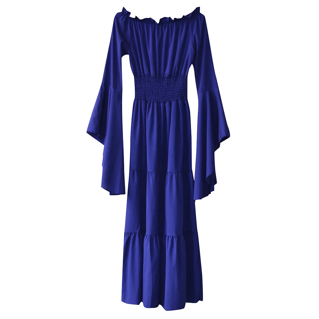 Бесплатная страусиное платье с длинным рукавом на одно плечо тренд женское Ретро