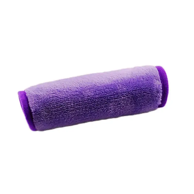 Purple 1 шт. многоразовая микрофибра для лица полотенце для лица натуральная антибактериальная защита для снятия макияжа очищающие косметические средства для мытья - Цвет: Purple