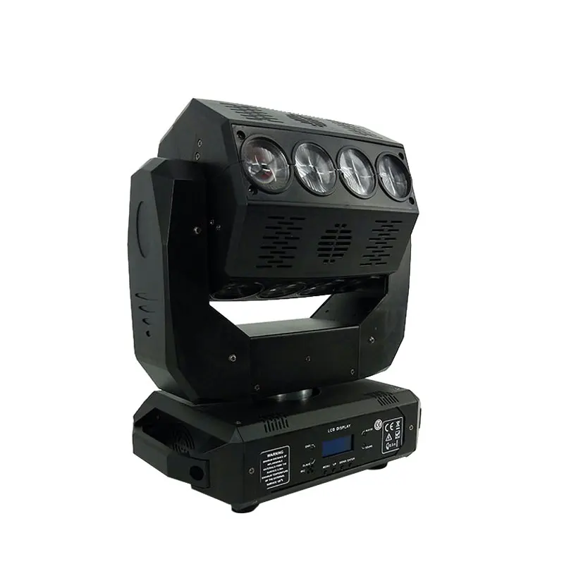 Мини Mirage светодиодный луч 16x12 Вт RGBW Подвижная головка света RGBW DMX 512 сценические огни с эффектом DMX контроллер движущиеся панель фар дальнего света клуб