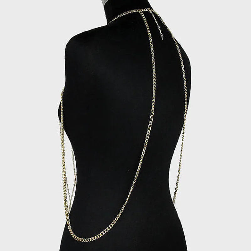 Женская сексуальная модная тонкая цепочка для тела на талию бикини Пляжное