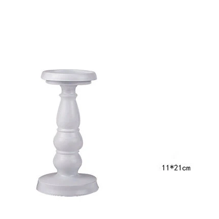 white 11x21m Американский винтажный декор, железный марокканский стиль, подсвечник, декоративный светильник, подсвечник - Цвет: white 11x21m