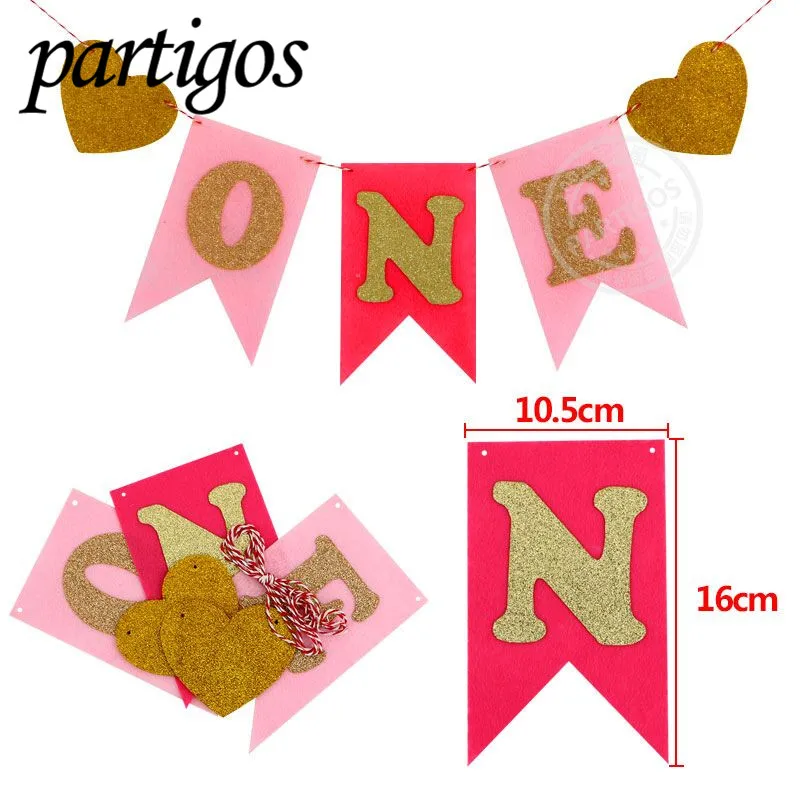 1 комплект баннер на стул из нетканого материала для первого дня рождения ребенка