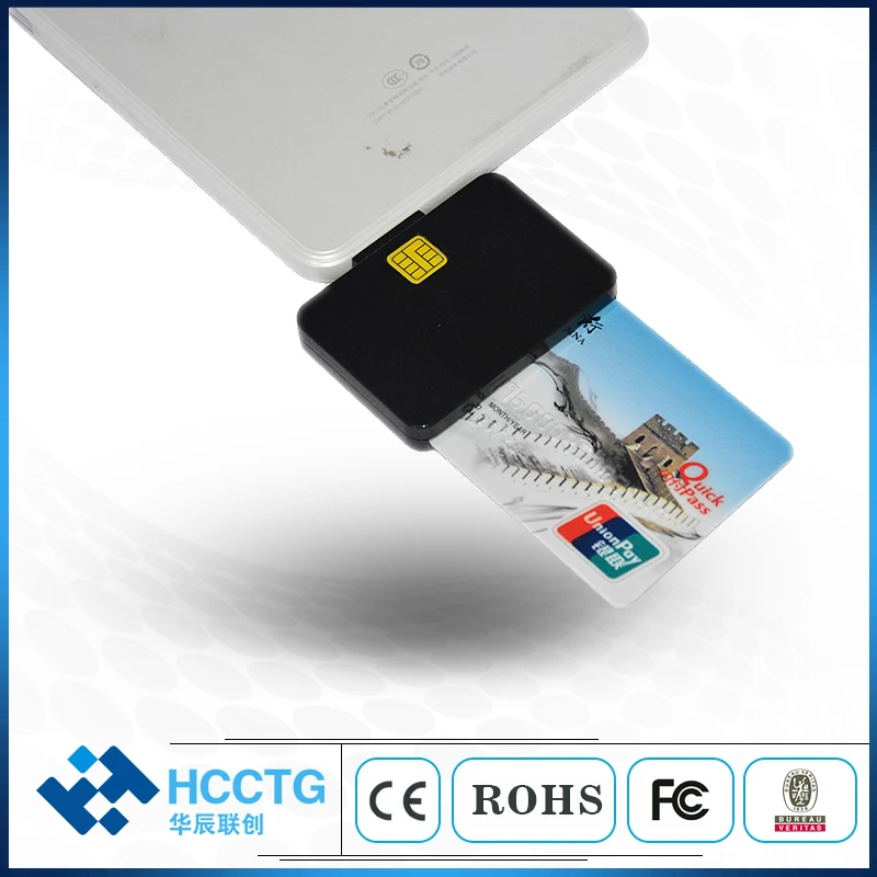 Портативный считыватель смарт-карт DCR32 Micro Usb Paypal | Компьютеры и офис