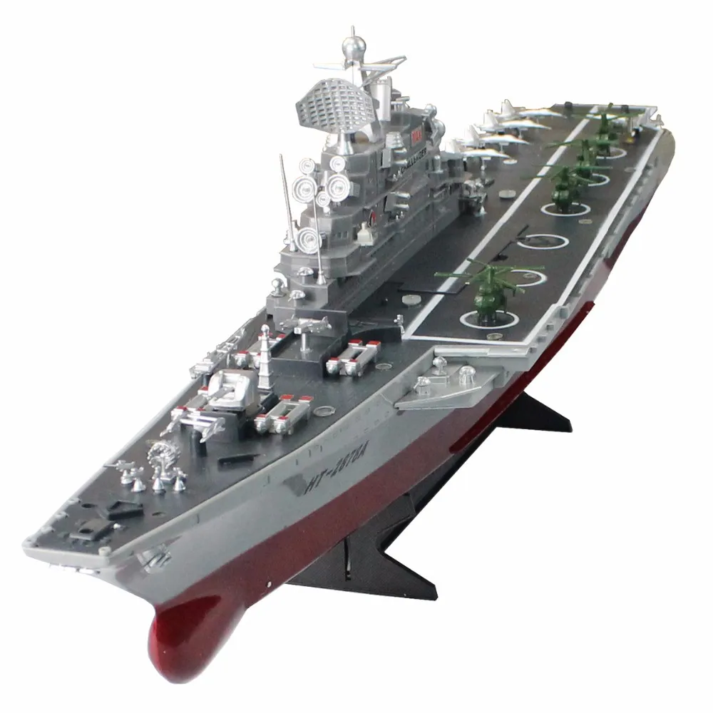 Радиоуправляемая лодка 1:275 4CH Bismarck авианосец военный корабль с дистанционным