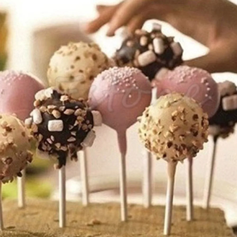 6 шт. палочки для присоска еды шоколадные леденцов и конфет|cake pop|candy ceramiccandy bead |