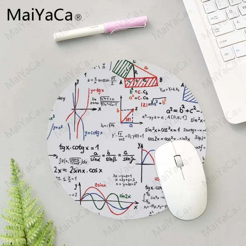 MaiYaCa натуральный каучук круглый игровой коврик для мыши низкая цена Хорошее