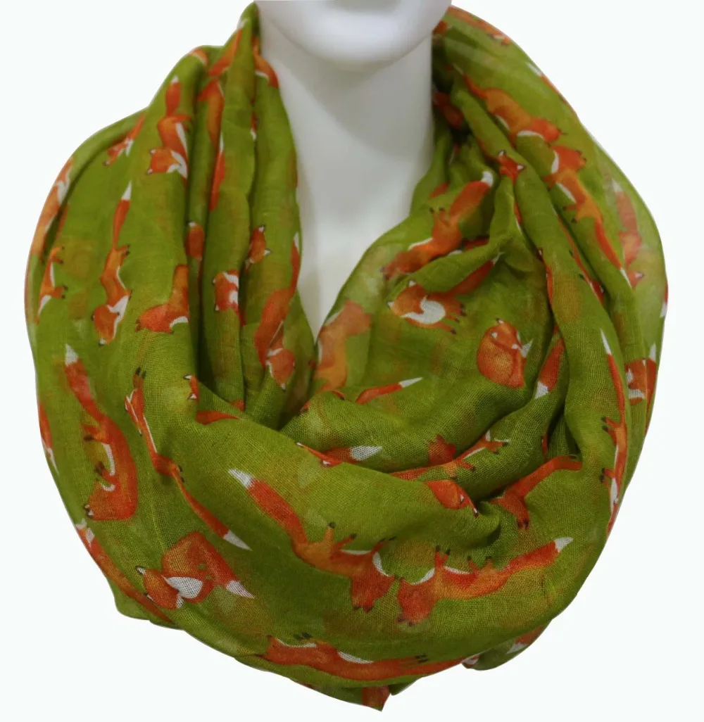 Прямая поставка новинка 2018 модный милый маленький шарф бесконечности с принтом