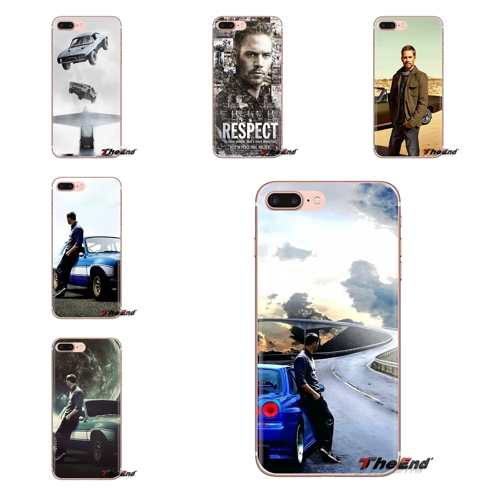 Прозрачный чехол из ТПУ для Samsung Galaxy J1 J2 J3 J4 J5 J6 J7 J8 Plus 2018 Prime 2015 2016 2017 Fast and Furious Paul Walker