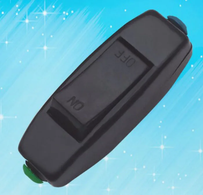 Квалифицированный AC 110V 220V 6A Lnline вкл/выкл настольная лампа, Настольный светильник, переключатель шнура, 2 ядра, кабель, Прямая поставка D36Au1
