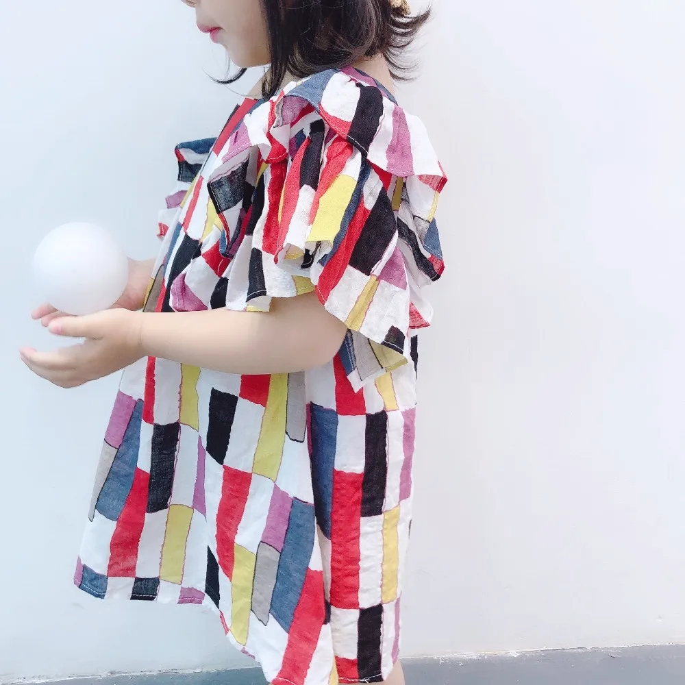 2019 г. Платье для девочек приталенное вельветовое платье с цветочным рисунком