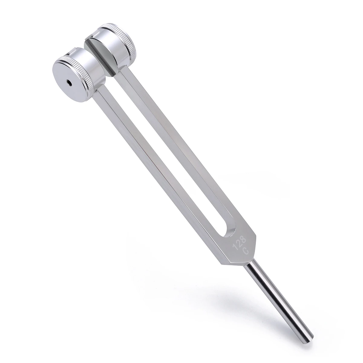 1 Set 128HZ Frequency Tuning Fork Medical Tuning Fork Chakra Hammer Ball Diagnostic Health Care Tool for Testing Patient Hearing