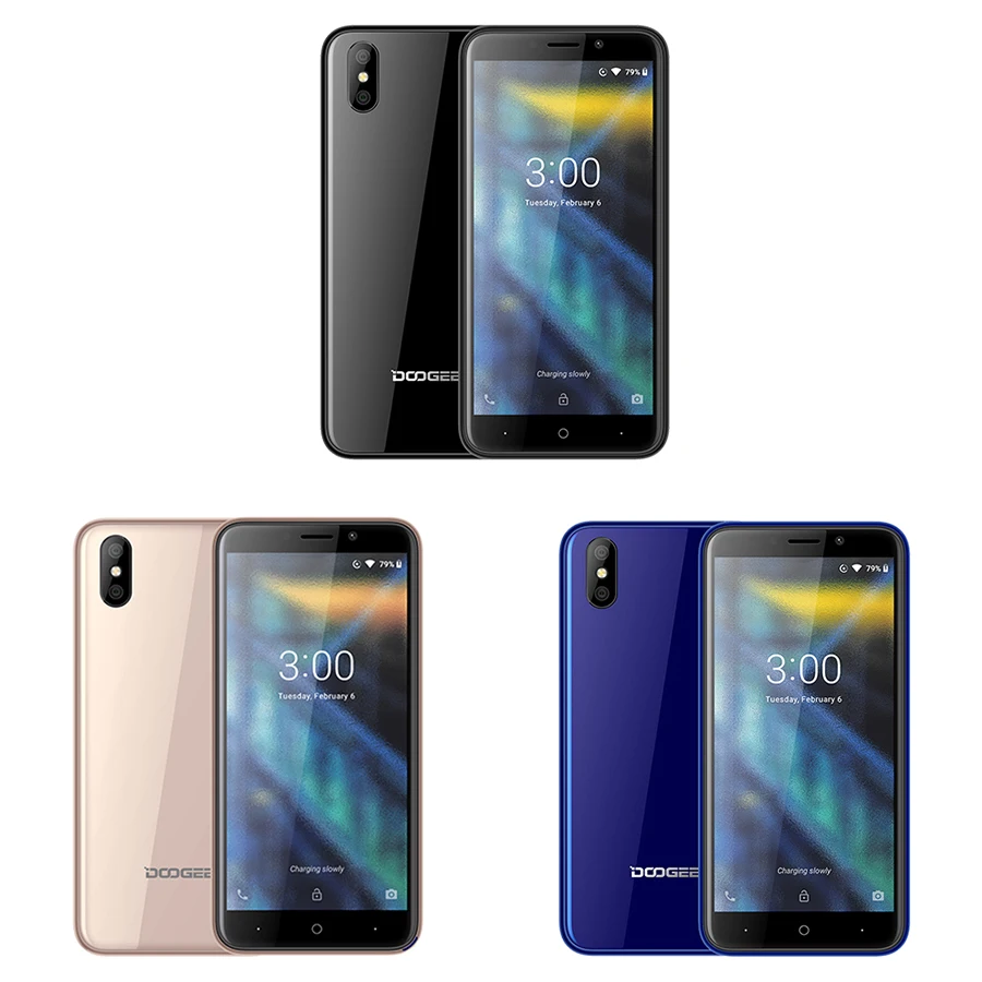 DOOGEE X50L 4G Android 8 1 смартфон MTK6737 четырехъядерный 5 0 &quot18:9 мобильный телефон Гб 16