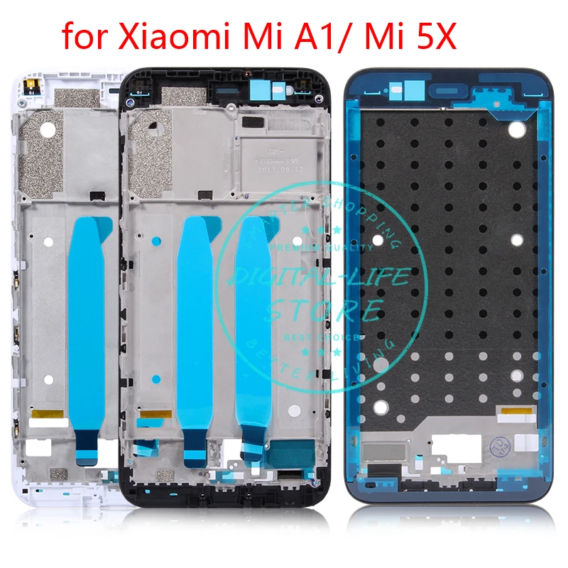 Средняя рамка для Xiaomi Mi A1 5X ЖК-дисплей поддерживающая корпус дисплей дигитайзер в
