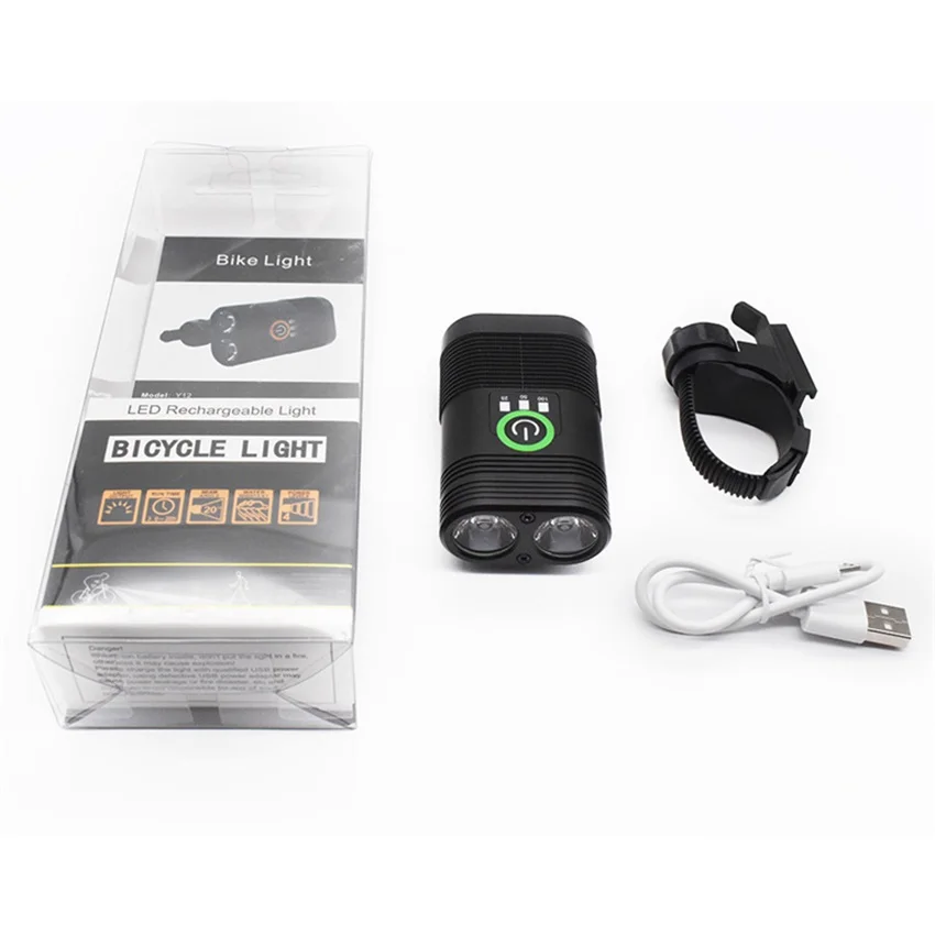 WOSAWE USB перезаряжаемая велосипедная лампа светодиодная велосипедная фара Водонепроницаемая MTB горные дорожные велосипеды безопасность для поездок на велосипеде