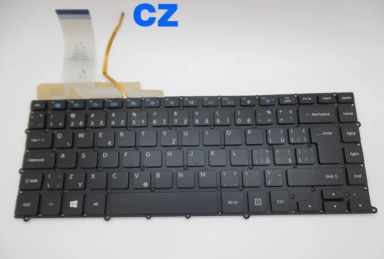 Новости клавиатура для SAMSUNG NP900X4B NP900X4C NP900X4D 900X4C 900X4B русский/Бельгия/Чешский/Испанский/Великобритания/США/Датский/Норвежский Раскладка - Цвет: orange