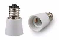 ( SPL-091-L5)  White E12 to E11B Lamp Socket Bulb Holder Adapter Base Fireproof Material Halogen LED Light Adapter Converter