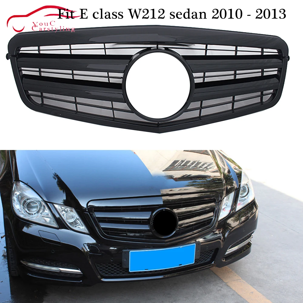 W212 AMG решетка радиатора передний капот для Mercedes E class pre-facelift 2010-2013 4-дверная седана