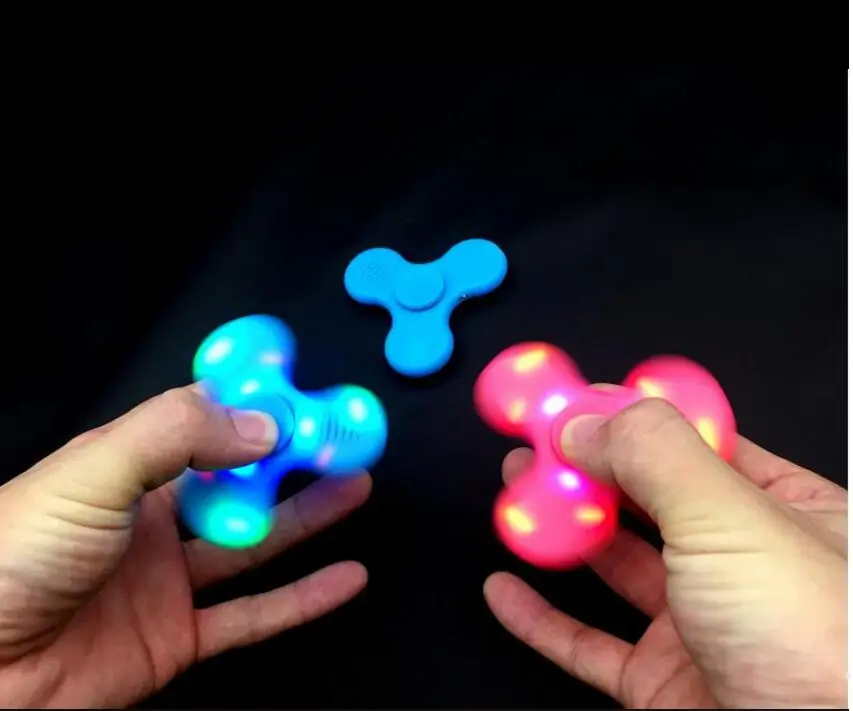 LED Bluetooth Динамик руку игрушка музыка figet spiner EDC руки Spinner Для аутизма/детей/взрослых