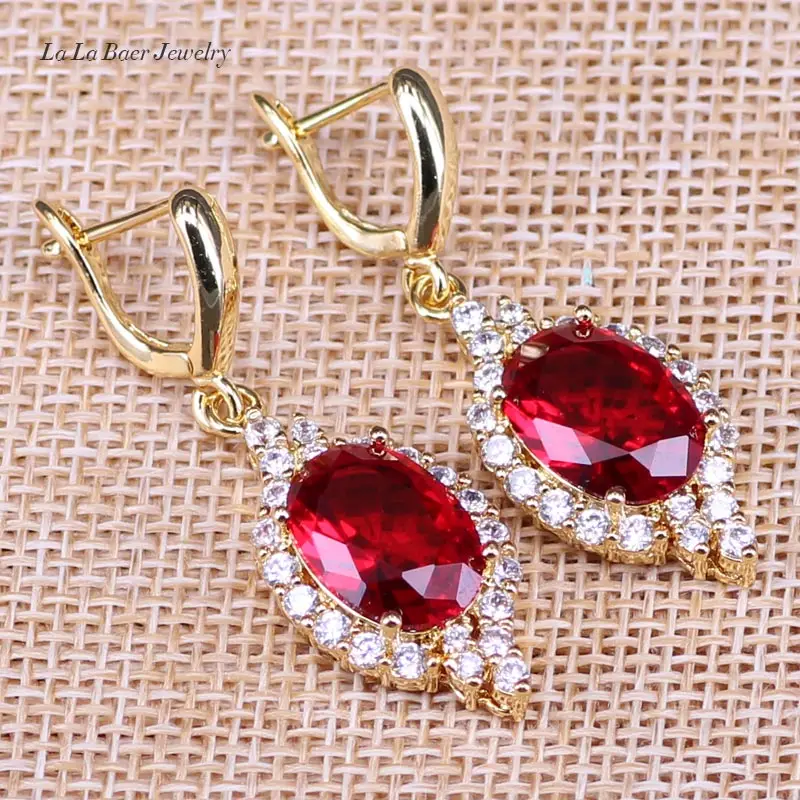 L & B роскошные свадебные комплекты ювелирных изделий для глаз золотого цвета