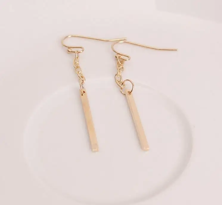 Ювелирные изделия 2017 Новый бренд оптовая цена Золотая длинная полоса панк