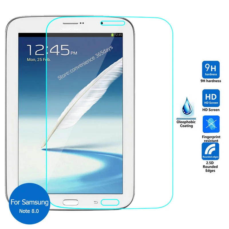 9H защитная пленка из закаленного стекла премиум класса для Samsung Galaxy Note 8 0 N5100 N5110