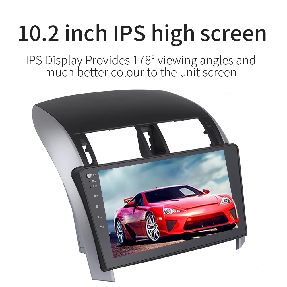 Dasaita 10 2 &quotips Android 9 0 автомобиля gps для Защитные чехлы сидений сшитые специально Toyota