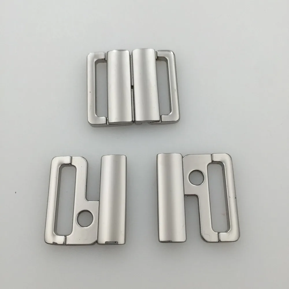 Оптовая продажа 500 компл./лот коррозионная металлическая застежка для купальника