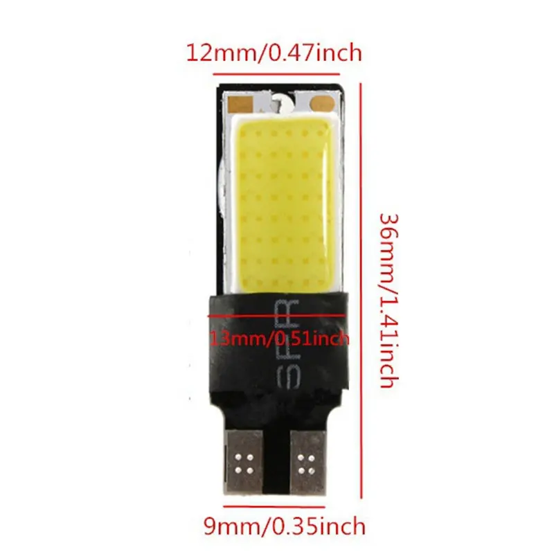 QCDIN 4 шт. автомобильный габаритный сигнал s T10 W5W 194 168 6 Вт светодиодный монолитный