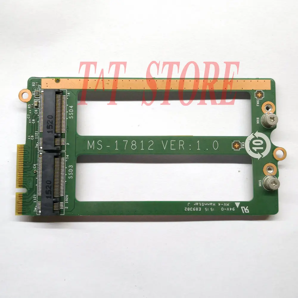 Оригинал для MSI GT72 2QD MS 1781 ноутбук SSD слот карты памяти флэш накопитель REV 1 0 тест
