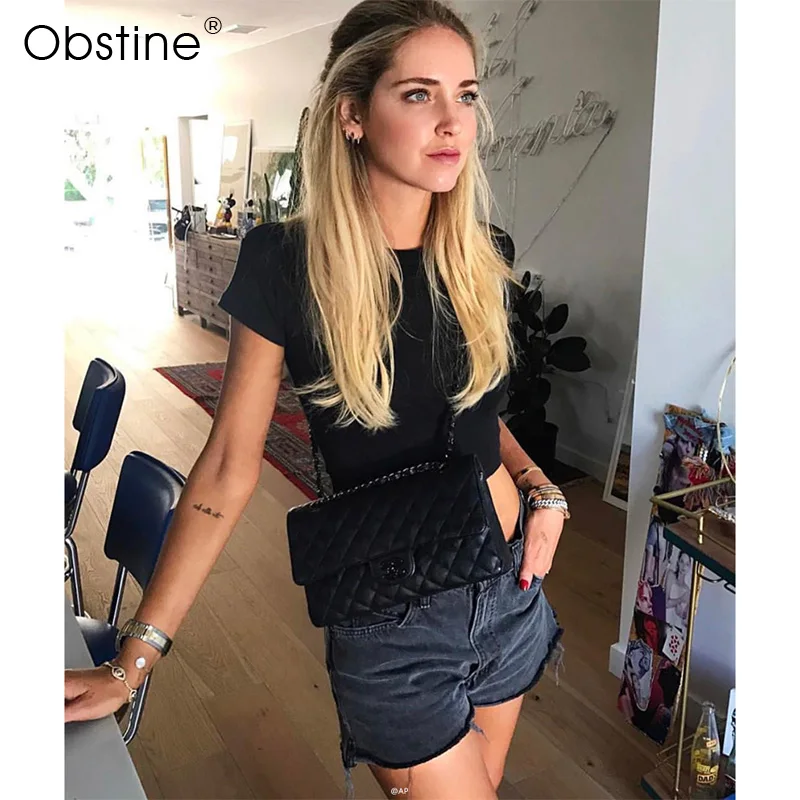 2018 белый круглый Средства ухода за кожей шеи Slim Fit женщина Костюмы короткий рукав