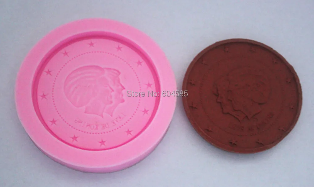 Форма для выпечки в виде серебряного доллара FM205 | Дом и сад