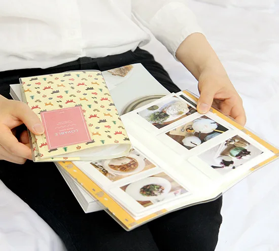 Милый фотоальбом Instax Mini для 3 дюймовых мини фотографий 84 шт.|instax mini photo album|photo albummini