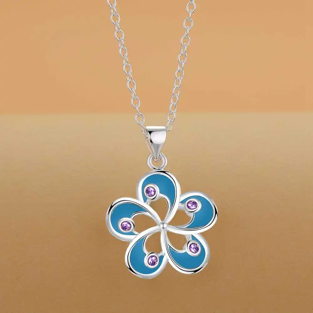 Свадебный подарок красивые ювелирные изделия из серебра 925 пробы цепочка