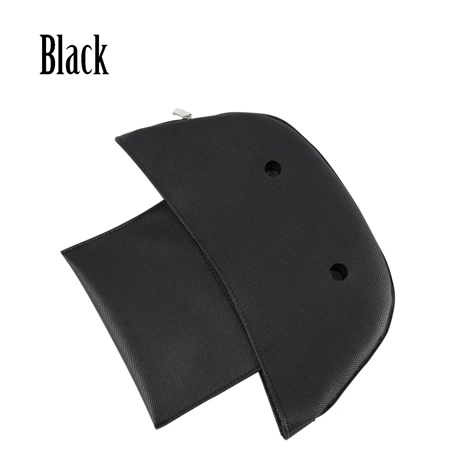 black Новинка, Tanqu, из искусственной кожи, усовершенствованная, на молнии, верхняя отделка, уличная, ложная внутренняя подкладка для Obag 50, вставка для O Bag 50, Женская сумочка, аксессуар - Цвет: black
