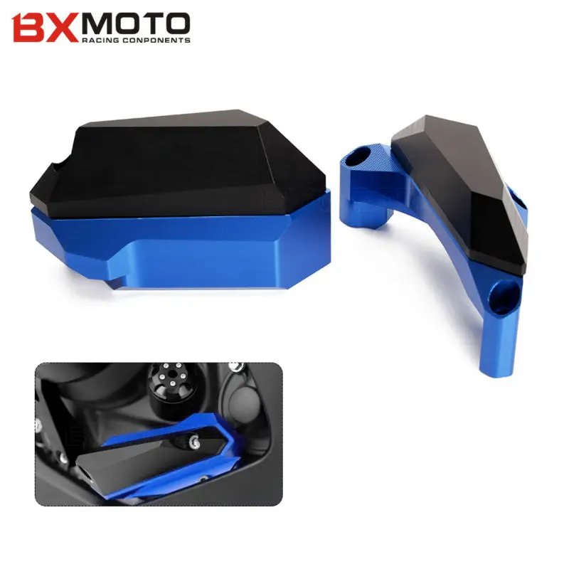 Пара аксессуаров для мотоциклов защитная крышка статора двигателя рамка слайдер