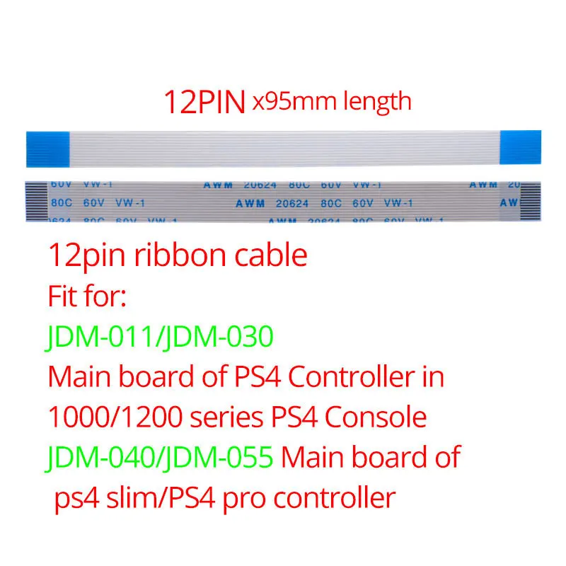 12PIN/14PIN Charging Socket Board Ribbon Cables for PS4/PS4 SLIM/PRO Dualshock 4 JDM-011/JDM-001/JDM-040/ JDM-055 Controller | Электроника